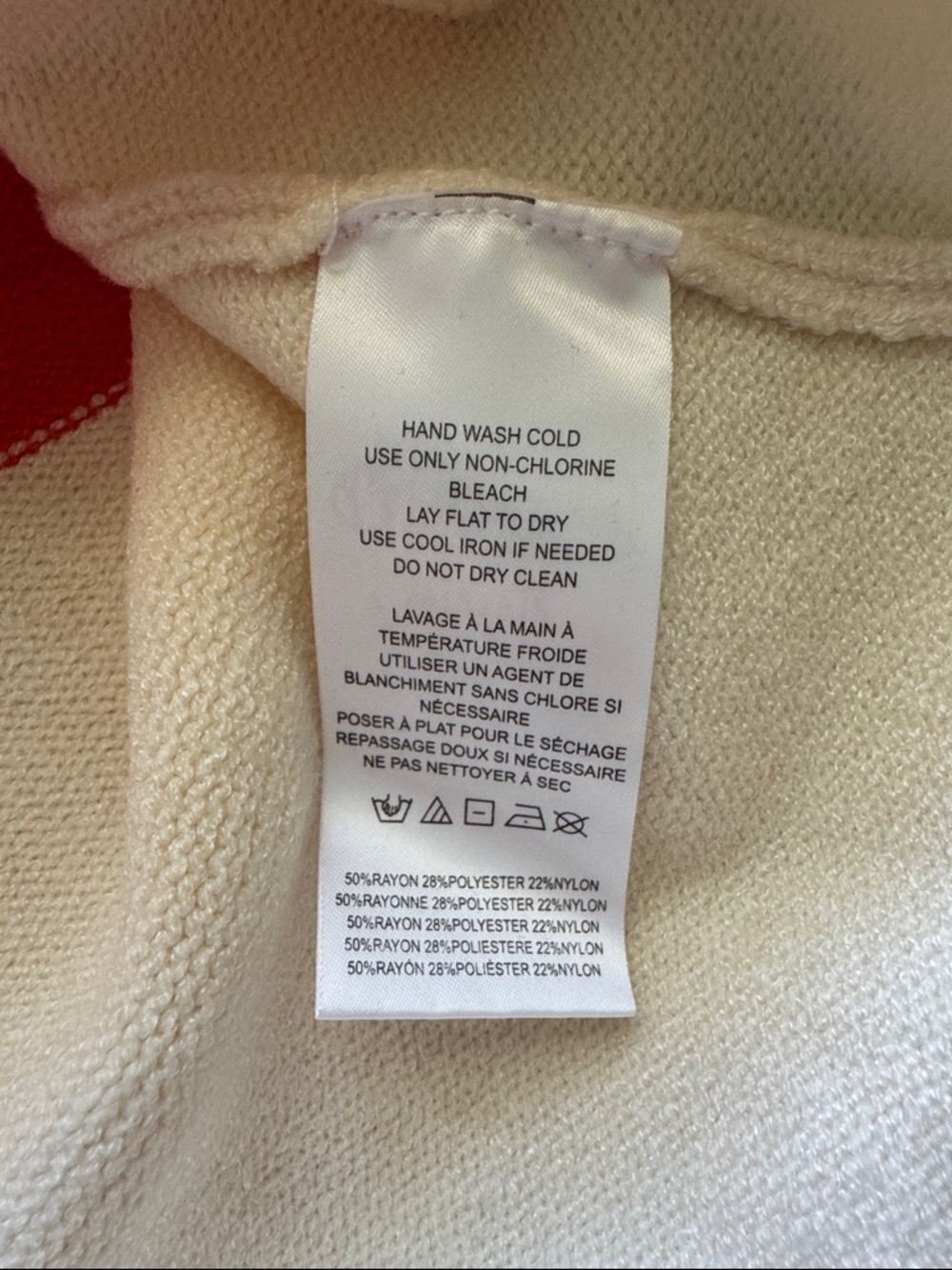 Anthropologie Flat White Colorblock Structured Cardigan Multi Size M - Picture 10 of 13
